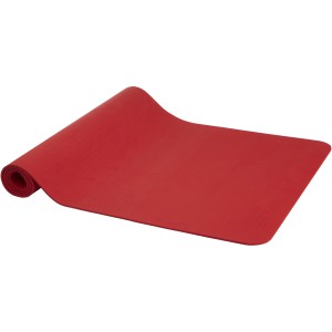 Virabha recycled TPE yoga mat, Red (Sports equipment)