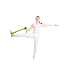 Virabha RPET yoga strap, Green (Sports equipment)