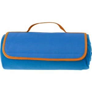 Fleece (150 gr/m2) picnic blanket Danielle, light blue