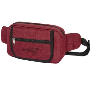 Hoss fanny pack, Heather dark red (Waist bags)