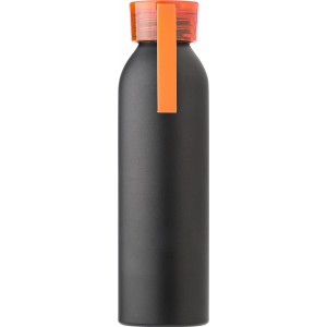 Aluminium bottle (650 ml) Henley, orange (Water bottles)