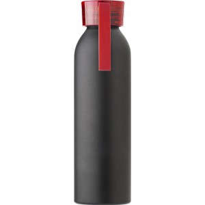 Aluminium bottle (650 ml) Henley, red (Water bottles)