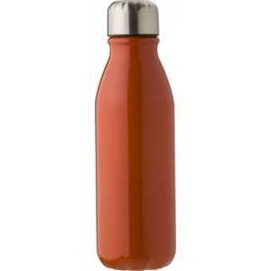 Aluminium drinking bottle Sinclair, orange (Water bottles)
