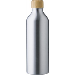 Aluminium drinking bottle Wassim, silver (Water bottles)