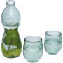 Brisa 3-piece recycled glass set, Transparent clear