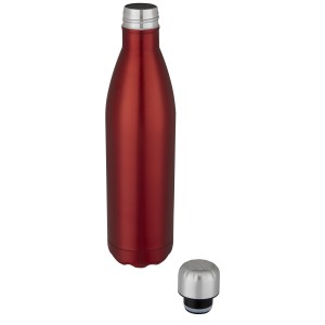 Cove 750 ml vacuum insulated stainless steel bottle, Red (Water bottles)