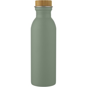 Kalix 650 ml stainless steel sport bottle, Heather green (Water bottles)