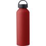 Recycled aluminium bottle Rory, red