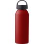 Recycled aluminium bottle Zayn, red