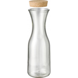 Recycled glass carafe (1 L) Rowena, transparent (Water bottles)