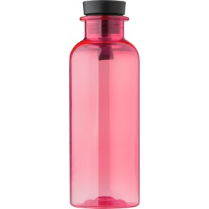 rPET drinking bottle 500 ml Laia, Red (Water bottles)