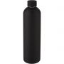 Spring 1 L copper vacuum insulated bottle, Solid black