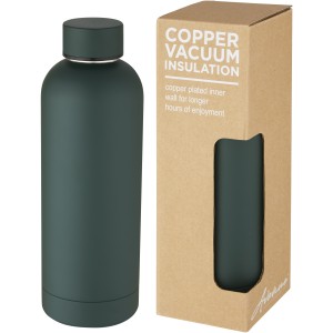 Spring 500 ml copper vacuum insulated bottle, Green flash (Water bottles)