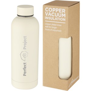Spring 500 ml copper vacuum insulated bottle, Ivory cream (Water bottles)
