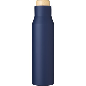 Stainless steel double walled bottle Christian, navy (Water bottles)