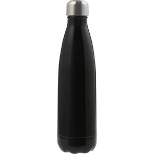 Stainless steel double walled flask Lombok, black (Thermos)