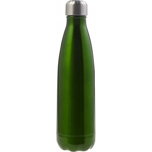 Stainless steel double walled flask Lombok, green (Thermos)