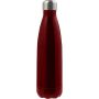 Stainless steel double walled flask Lombok, red