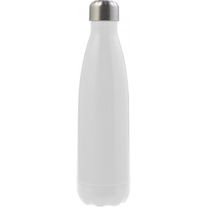 Stainless steel double walled flask Lombok, white (Thermos)
