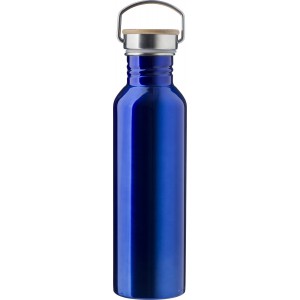 Stainless steel drinking bottle Poppy, blue (Water bottles)