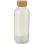 Ziggs 650 ml GRS recycled plastic sports bottle, Transparent