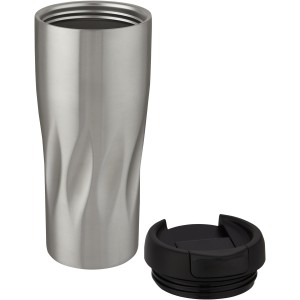 Waves 450 ml copper vacuum insulated tumbler, Silver (Glasses)