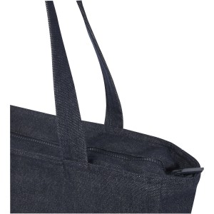 Weekender 500 g/m2 recycled tote bag, Denim (Shopping bags)