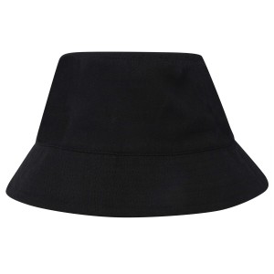 Wicklow recycled sun hat, Solid black (Hats)