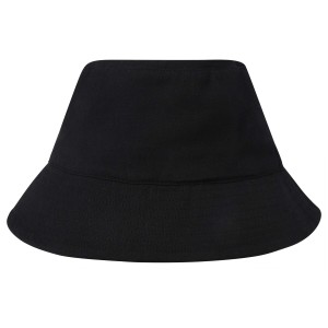 Wicklow recycled sun hat, Solid black (Hats)