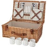 Willow picnic basket Levin, brown (5795-11)