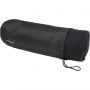 Willow RPET polar fleece blanket, Solid black