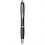 Nash wheat straw chrome tip ballpoint pen, Black