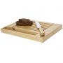 Pao bamboo cutting board with knife, Natural