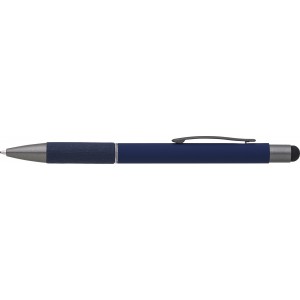 Aluminium ballpen Jett, blue (Wooden, bamboo, carton pen)
