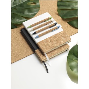 Midar cork and wheat straw ballpoint pen, Cream (Wooden, bamboo, carton pen)