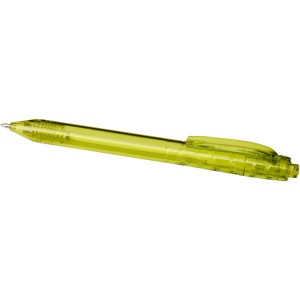 Vancouver recycled PET ballpoint pen, Transparent Lime Green (Plastic pen)