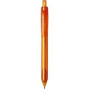 Vancouver recycled PET ballpoint pen, Transparent Orange (Plastic pen)