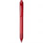Vancouver recycled PET ballpoint pen, Transparent/Red