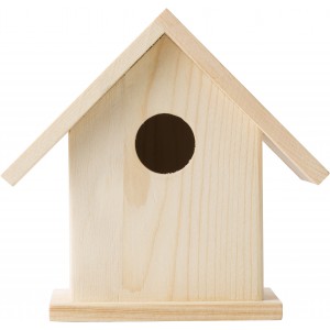 Wooden birdhouse kit Wesley, brown (Gardening)