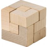 Wooden cube puzzle Amber, brown (749996-11)