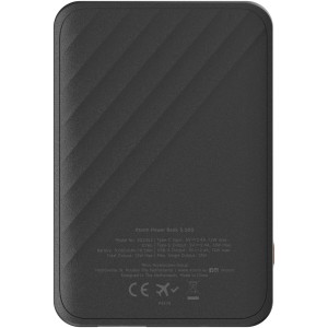 Xtorm Go2 12W 5.000 mAh fast charge power bank, Solid black (Powerbanks)