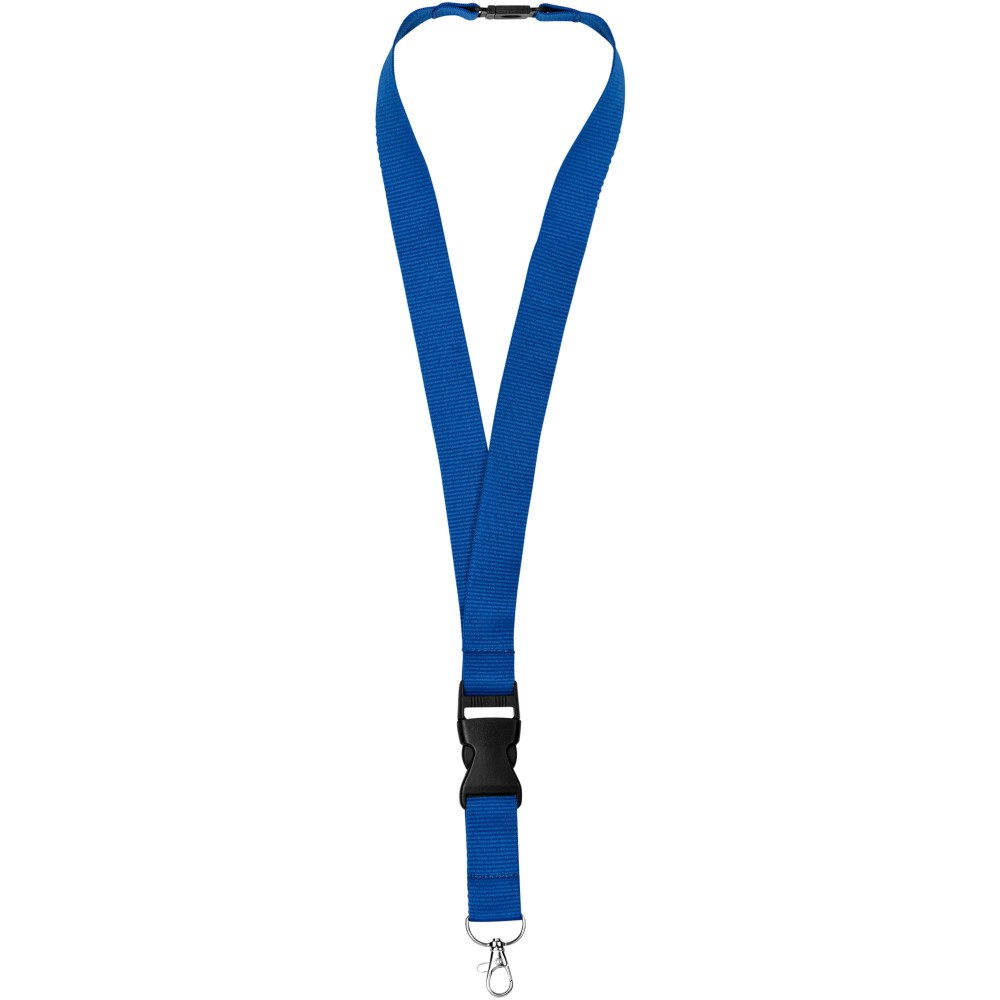 Yogi lanyard with detachable buckle, blue, 53 x 3 cm (lanyard, armband ...