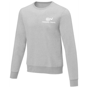 Zenon men?s crewneck sweater, Heather grey (Pullovers)