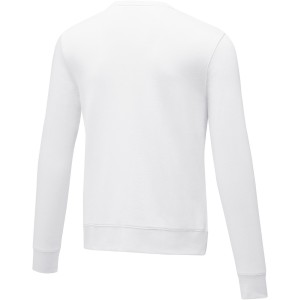 Zenon men's crewneck sweater, White (Pullovers)