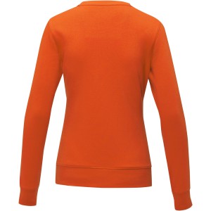 Zenon women's crewneck sweater, Orange (Pullovers)