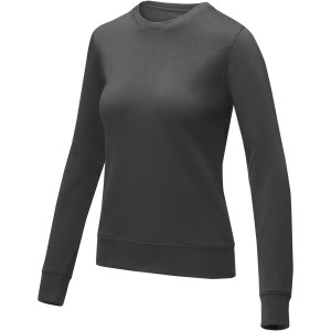 Zenon women's crewneck sweater, Storm grey (Pullovers)