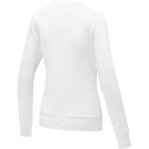 Zenon women's crewneck sweater, White (Pullovers)