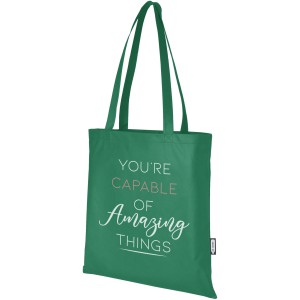 Zeus GRS recycled non-woven convention tote bag 6L, Green (Laptop & Conference bags)