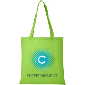 Zeus non-woven convention tote bag, Lime (Shopping bags)