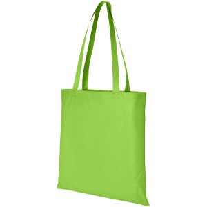 Zeus non-woven convention tote bag, Lime (Shopping bags)